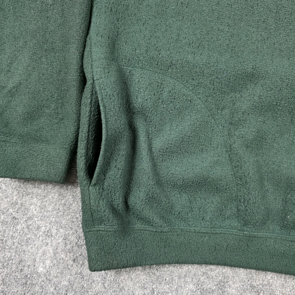 Vtg Plaid Fleece Quarter-Zip Pullover Sweatshirt M - Picture 7 of 8